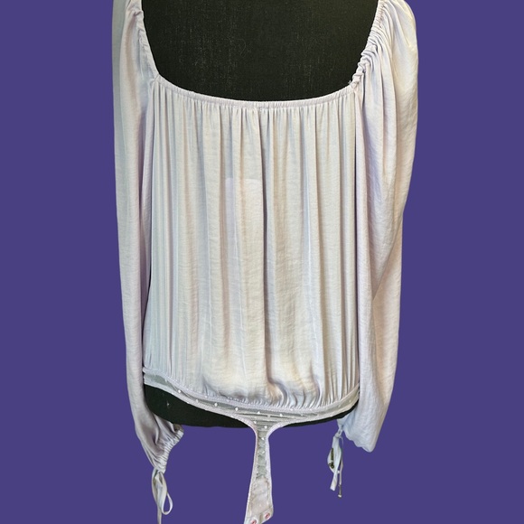 Intimately Free People Another Round Women's Sz S Lavender Square Neck Bodysuit - Picture 5 of 12